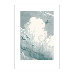Sky Print - French Grey