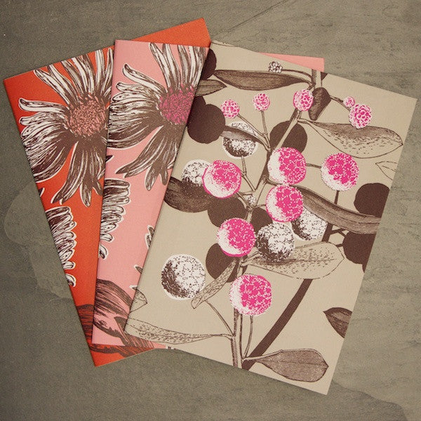 SALE A5 Notebook Set - Pink & Red